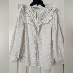 Loft White Blouse